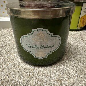 Bath and Body Works Vanilla Balsam Candle 2016